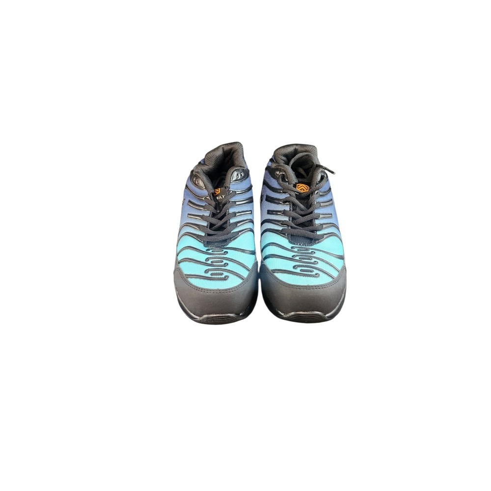 DYKHMILY Athletic Running Shoes Sneakers Blue Black Comfort‎ Size 7.5